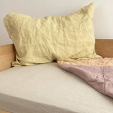 Linen Pillowcase (Mellow Yellow)