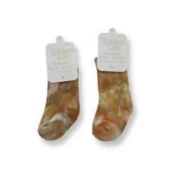Iced Dyed Baby Bamboo Socks