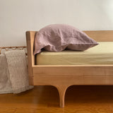 Linen Pillowcase (Mauve)