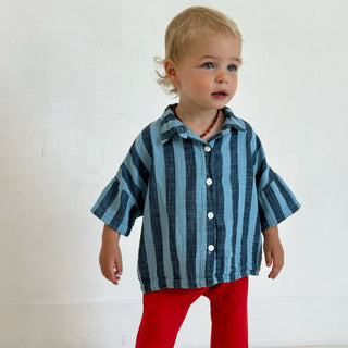 Stori Drop Sleeve Button Down (6Y)