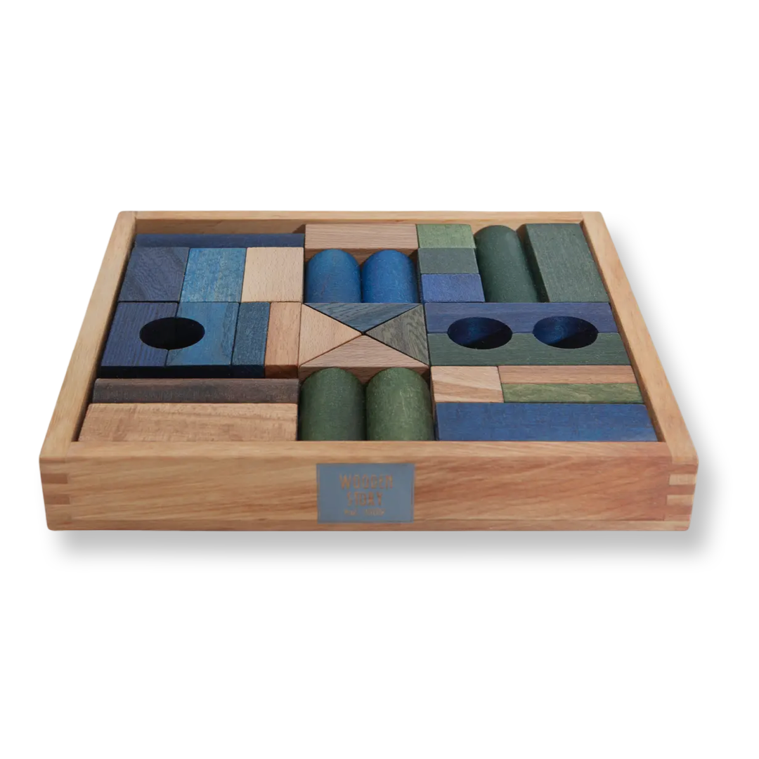 Wooden Blocks - Rainbow
