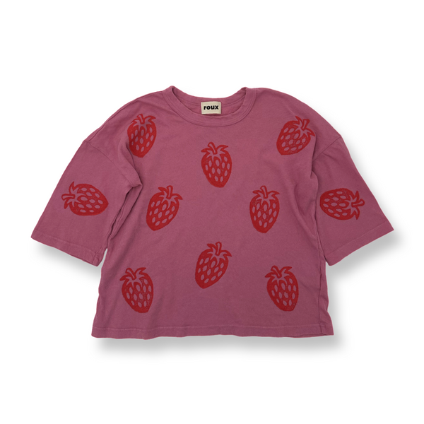 Soren Drop Shoulder Tee (Strawberry)