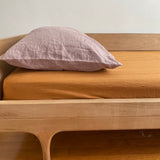 Linen Pillowcase (Mauve)