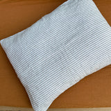 Linen Pillowcase (Natural Stripe)