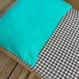 Linen Pillowcase (Sea Green)