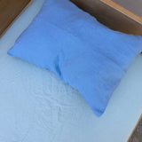 Linen Pillowcase (Acid Blue)
