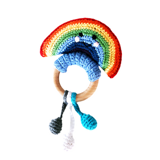 Rainbow Teething Rattle