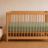 Linen Fitted Sheet (Sage)