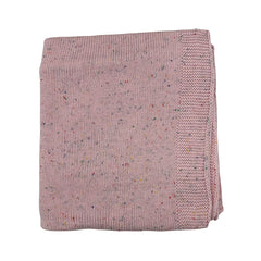 Speckled Knit Baby Blanket