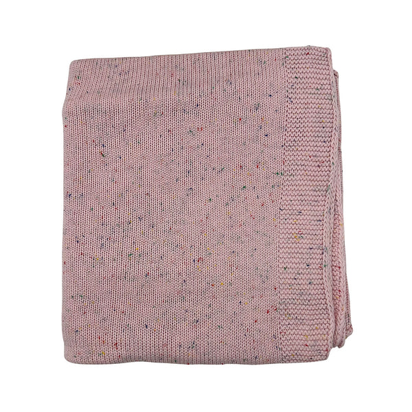 Speckled Knit Baby Blanket