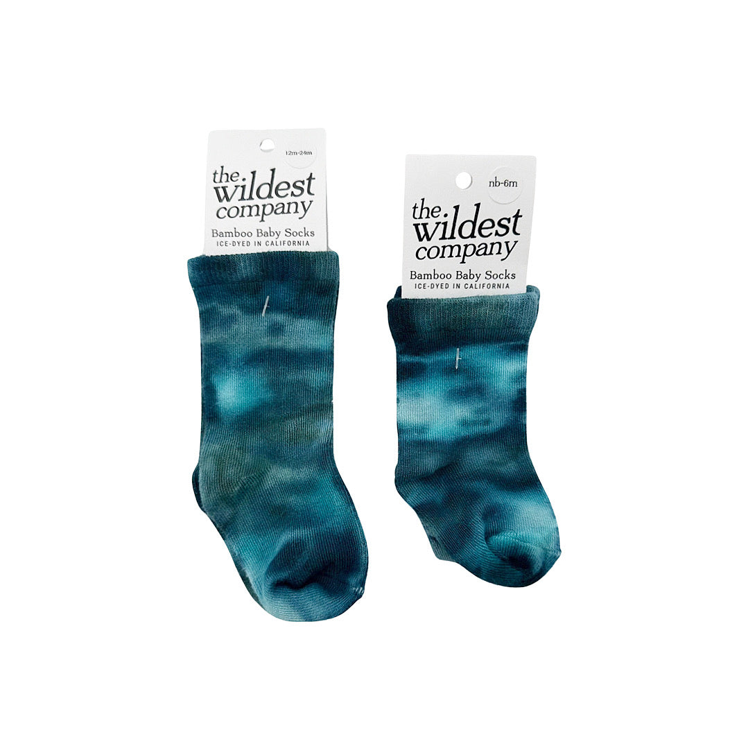Iced Dyed Baby Bamboo Socks