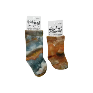 Iced Dyed Baby Bamboo Socks