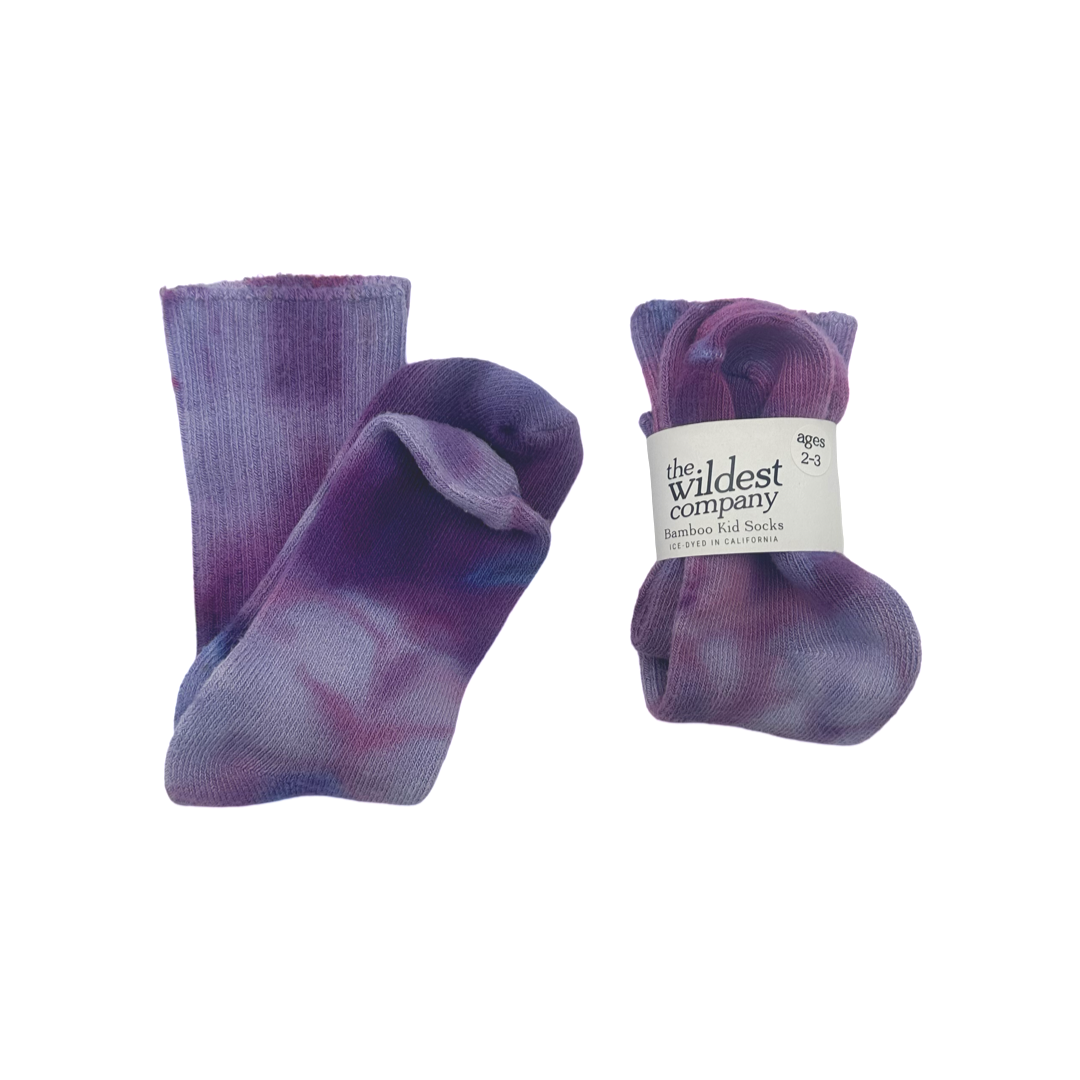 Iced Dye Bamboo Kid Socks
