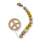 Peace Teether + Clip Set