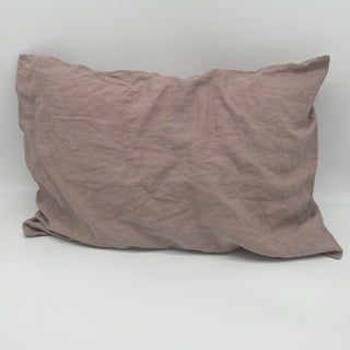 Linen Pillowcase (Mauve)