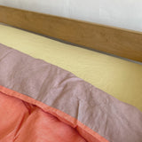 Linen Duvet Cover (Coral/Mauve)