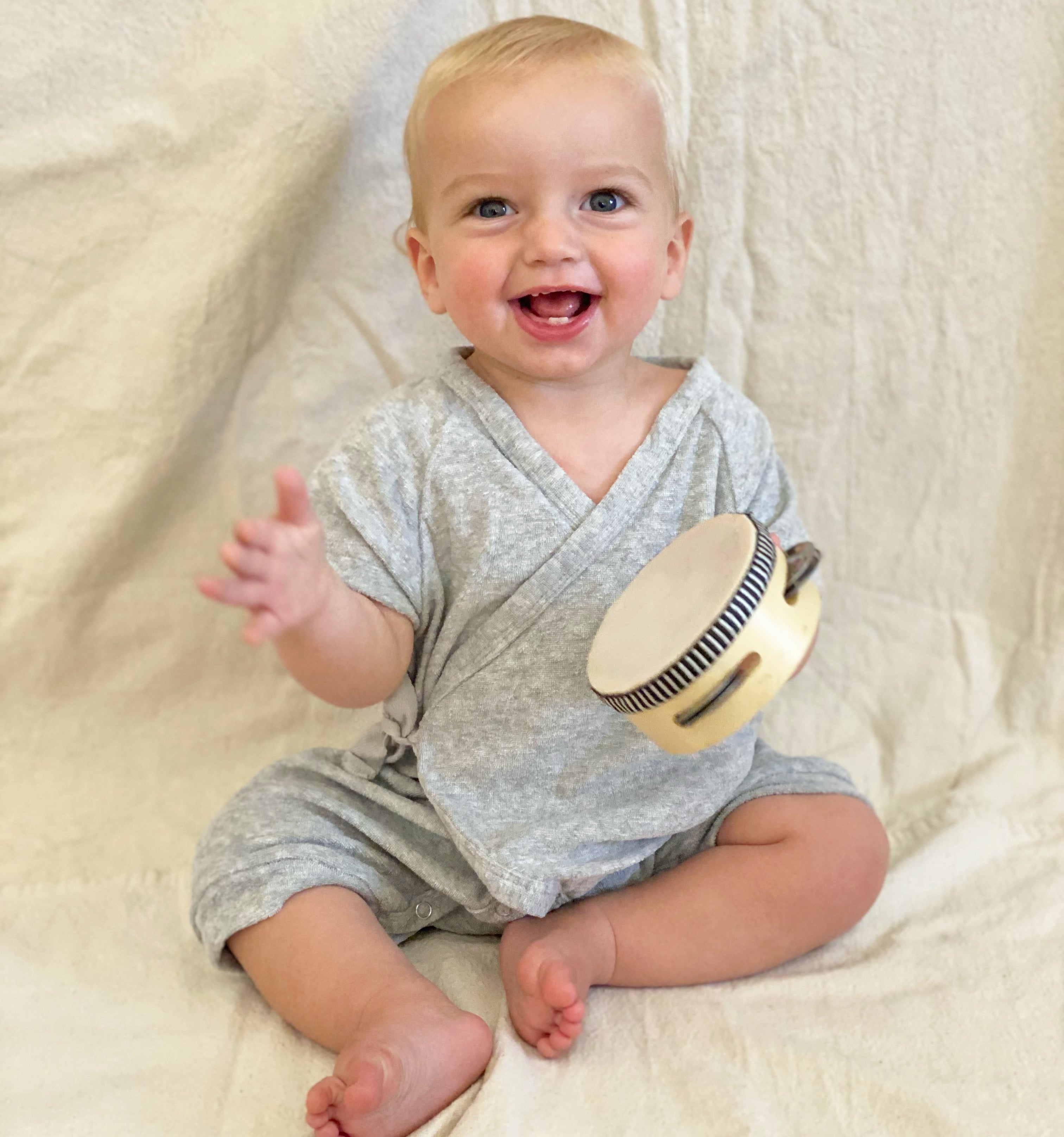 Terrycloth Kimono Onesie